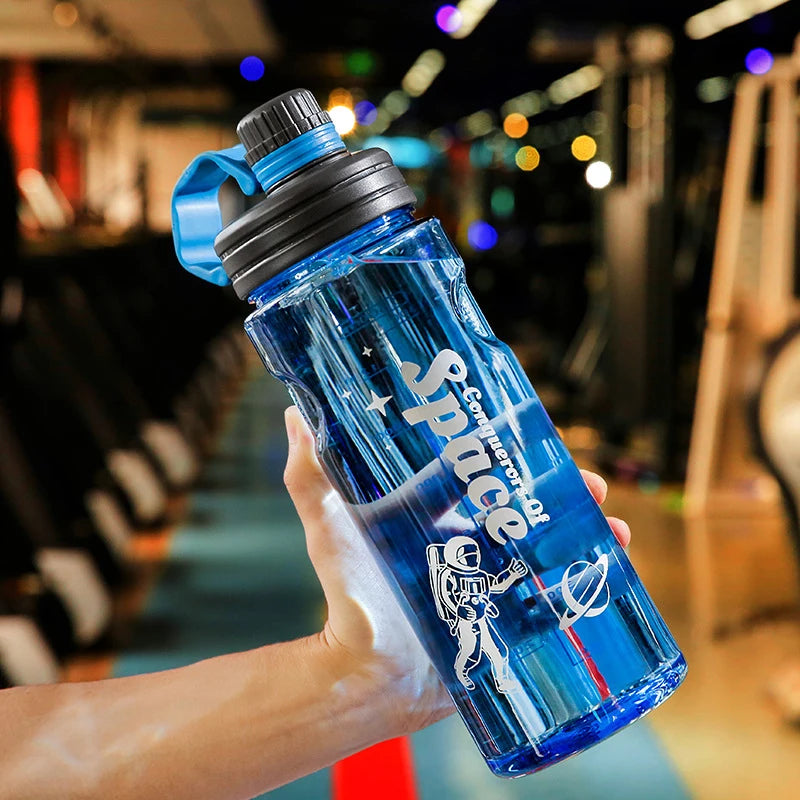 Gourde bleue pour le sport avec filtre sans BPA - 3L