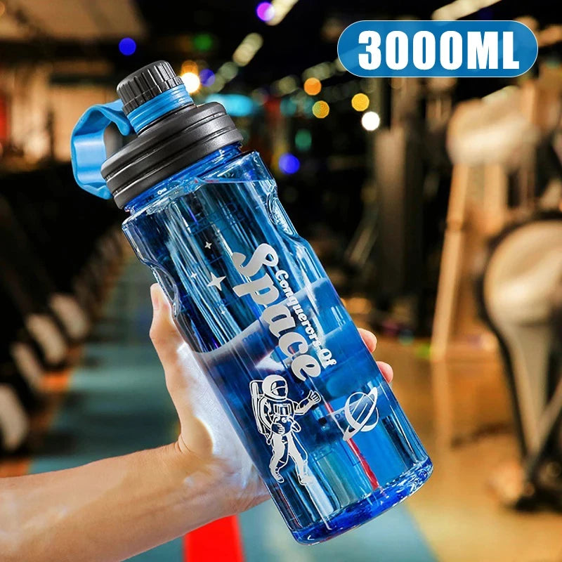 Gourde verte pour le sport avec filtre sans BPA - 1100ML