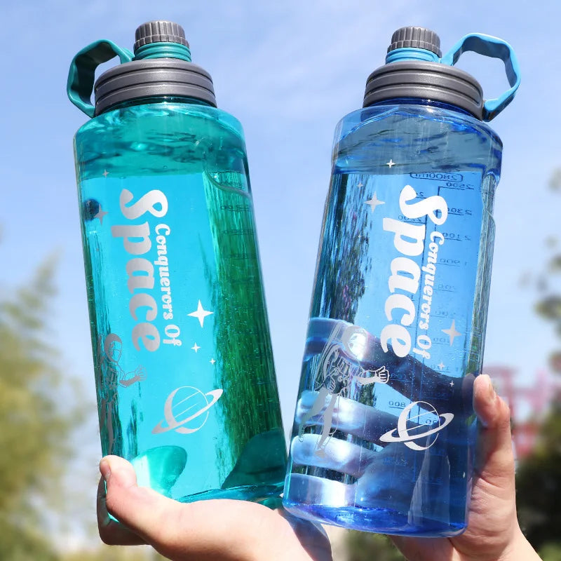 Gourde bleue pour le sport avec filtre sans BPA - 3L