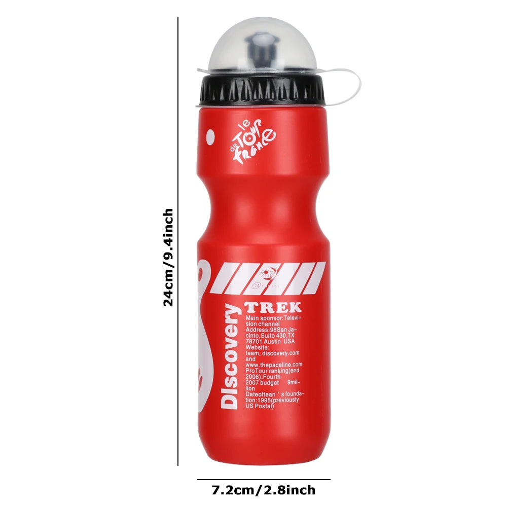Gourde rouge pour vélo - 1L