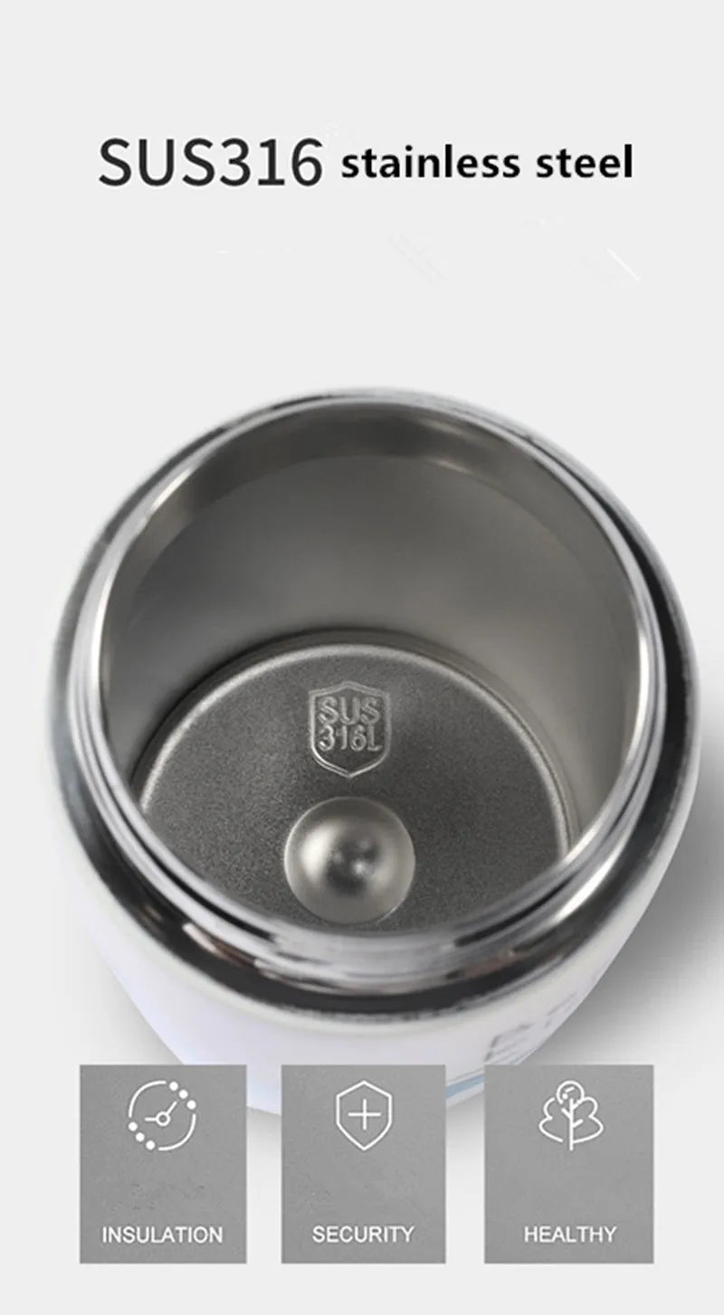 Gourde pour enfant verte isotherme avec paille à bec et panier , acier inoxydable - 400ML