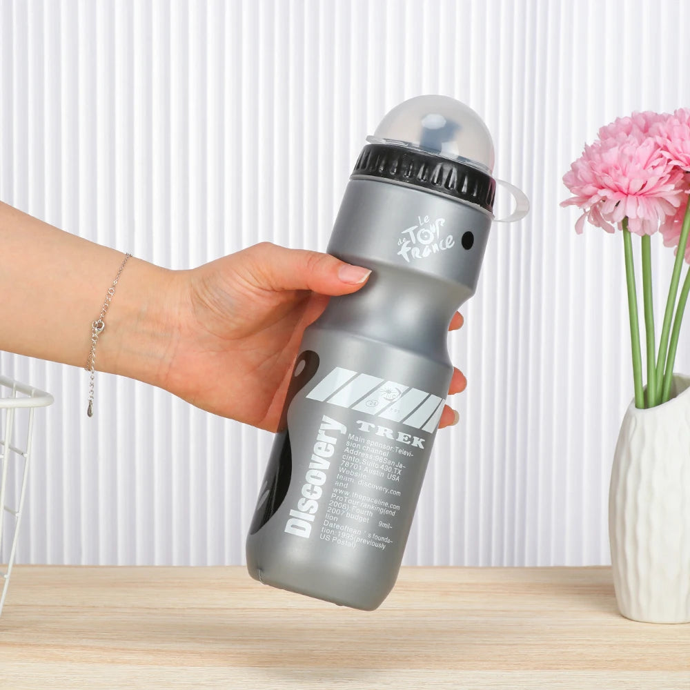 Gourde grise pour vélo - 1L