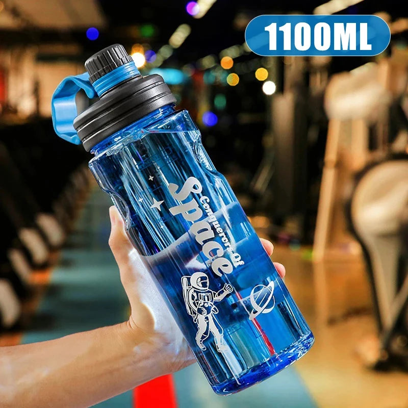 Gourde bleue pour le sport avec filtre sans BPA - 3L