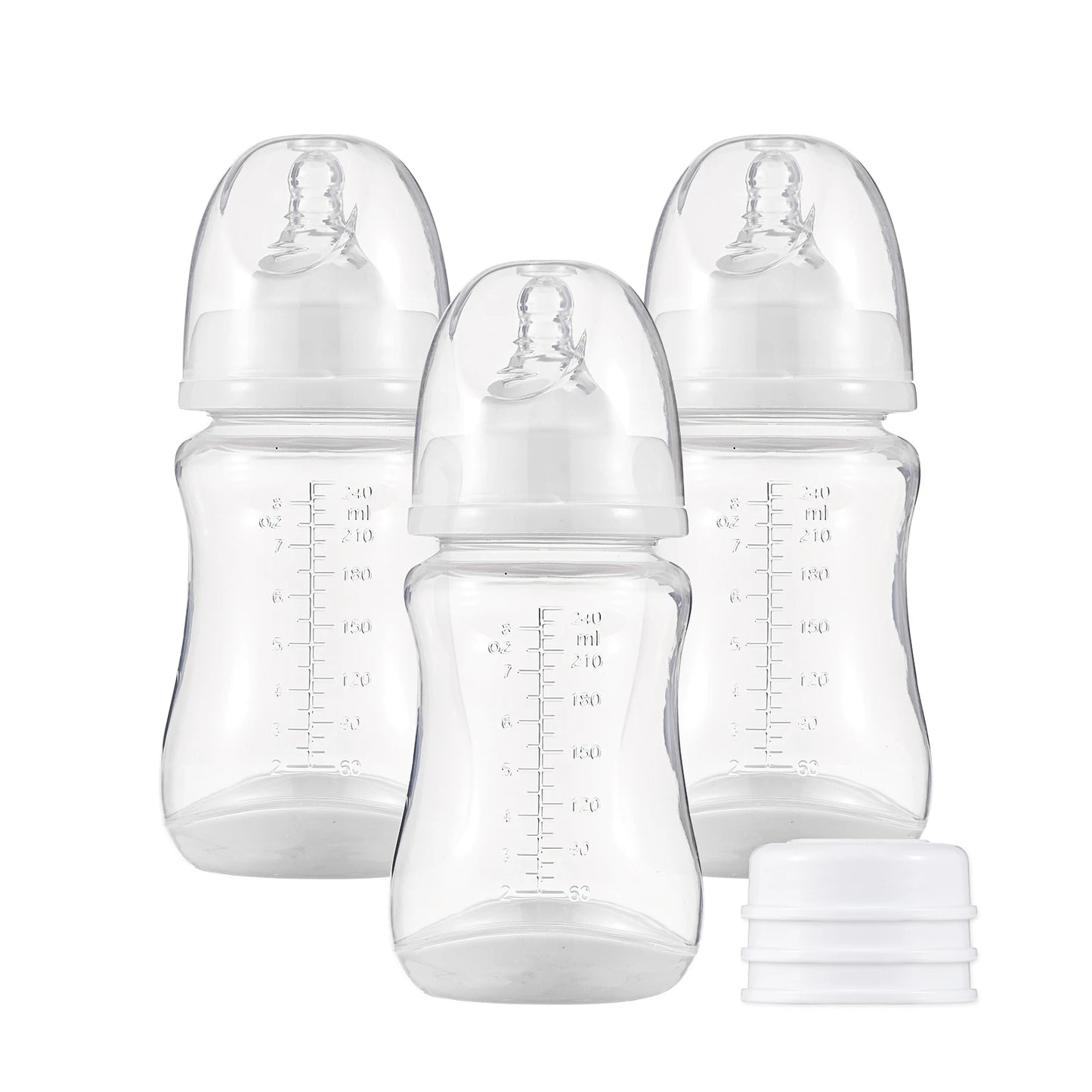 Gourde bébé – Lot de 3 biberons avec tétine