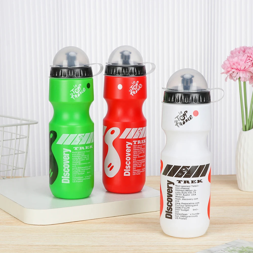 Gourde pour velo blanche anti fuite - 750ML