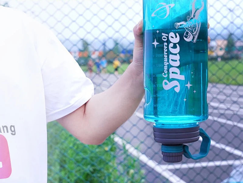 Gourde bleue pour le sport avec filtre sans BPA - 3L