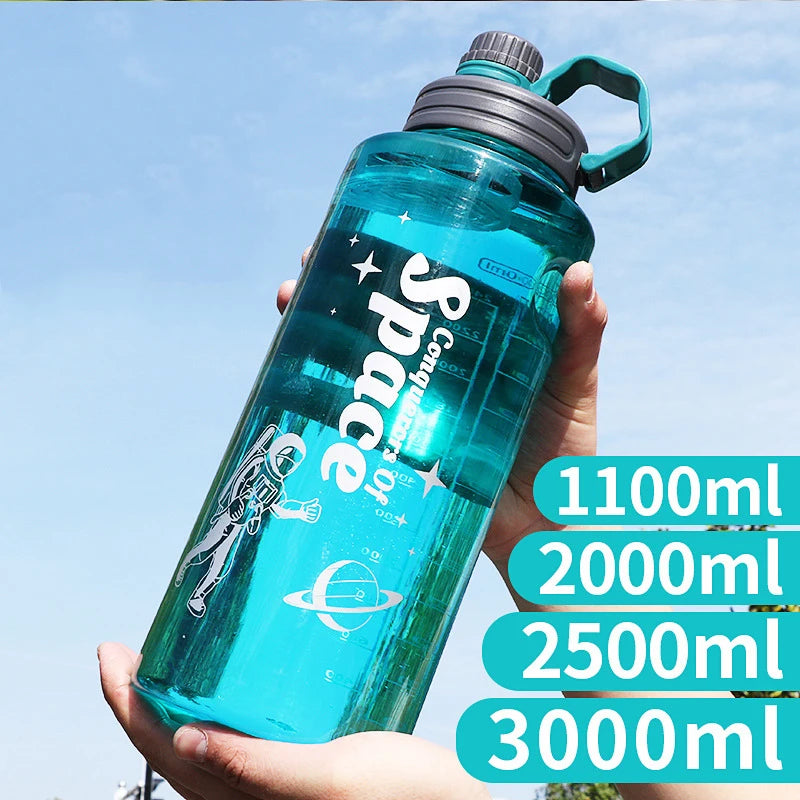Gourde bleue pour le sport avec filtre sans BPA - 3L