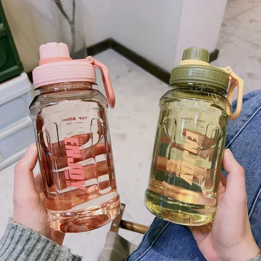 Gourde verte pour le sport sans BPA- 1L