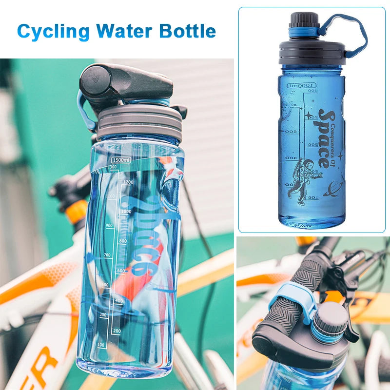 Gourde bleue pour le sport avec filtre sans BPA - 3L