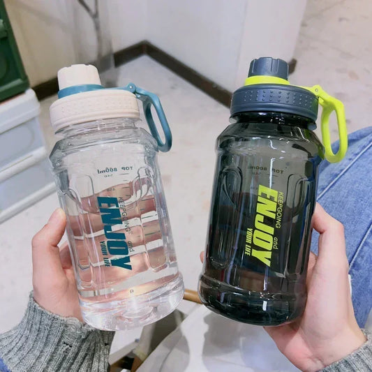 Gourde blanche pour le sport sans BPA - 1L