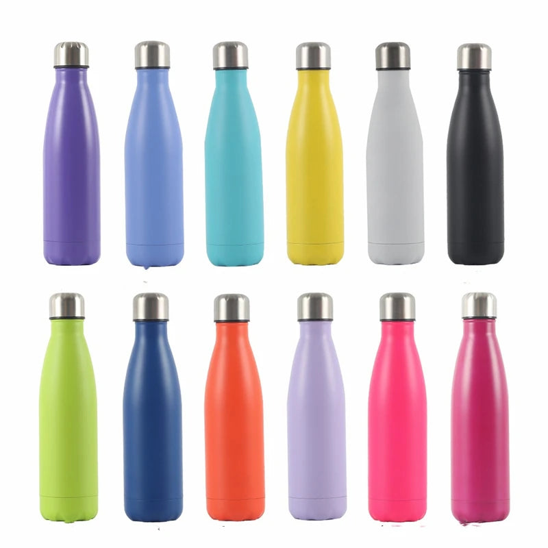 Gourde isotherme argentée en acier inoxydable - 750ML