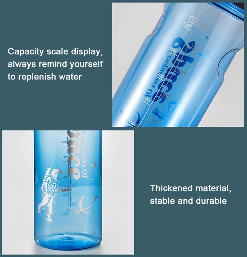 Gourde verte pour le sport avec filtre sans BPA - 1100ML