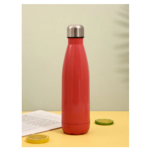 Gourde isotherme rouge en acier inoxydable - 750ML